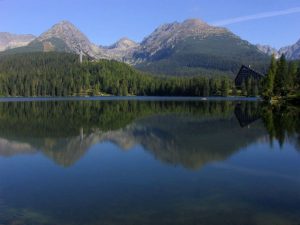 High Tatras - mountain lake Štrbské pleso